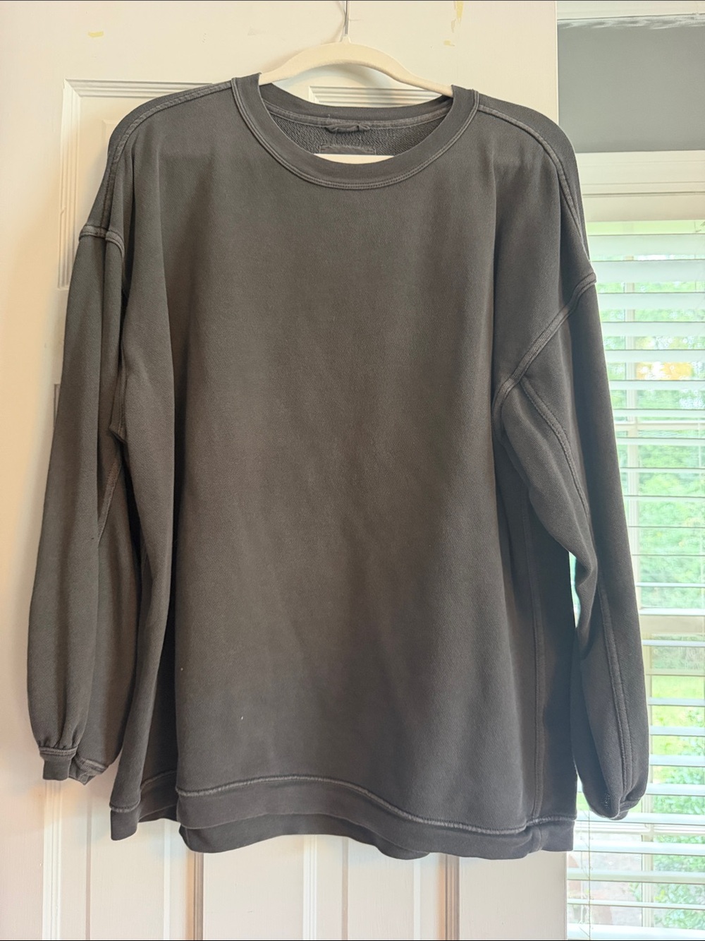 aerie Charcoal Crewneck Sweatshirt